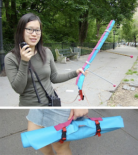 fabricyagiinpark1b KC2UHB's Collapsible Fabric Yagi Antenna