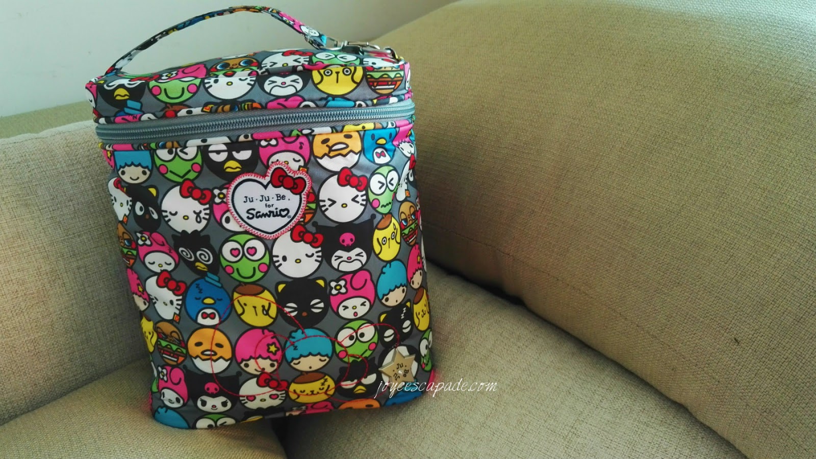 Packing JuJuBe Hello Friends Fuel Cell as Baby's Lunch Bag Joy 'N