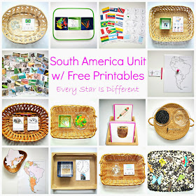 South America Unit with Free Printables