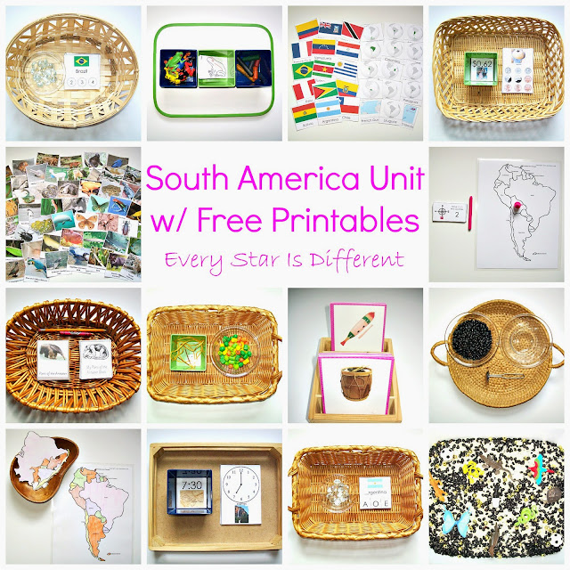 South America Unit with Free Printables