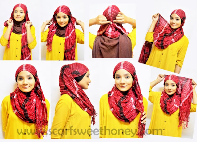 19 Tutorial Memakai Jilbab / Hijab - Kumpulan Tutorial Memakai Jilbab ...
