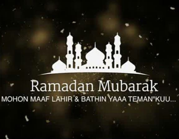 Gambar Ucapan Ramadan Mubarak Minta Maaf Jelang Status Islami