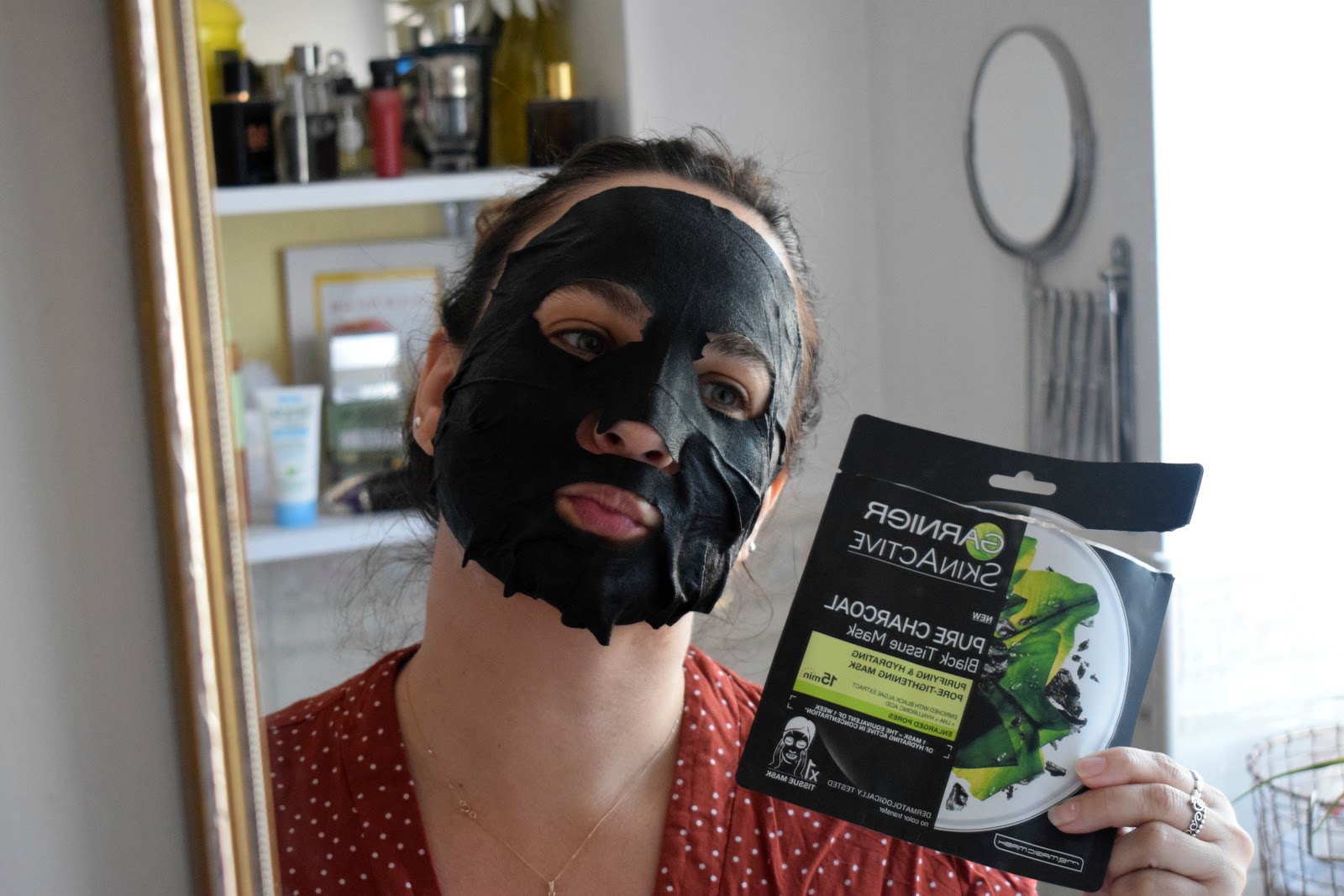 Garnier skinactive NEW pure charcoal black tissue mask review 