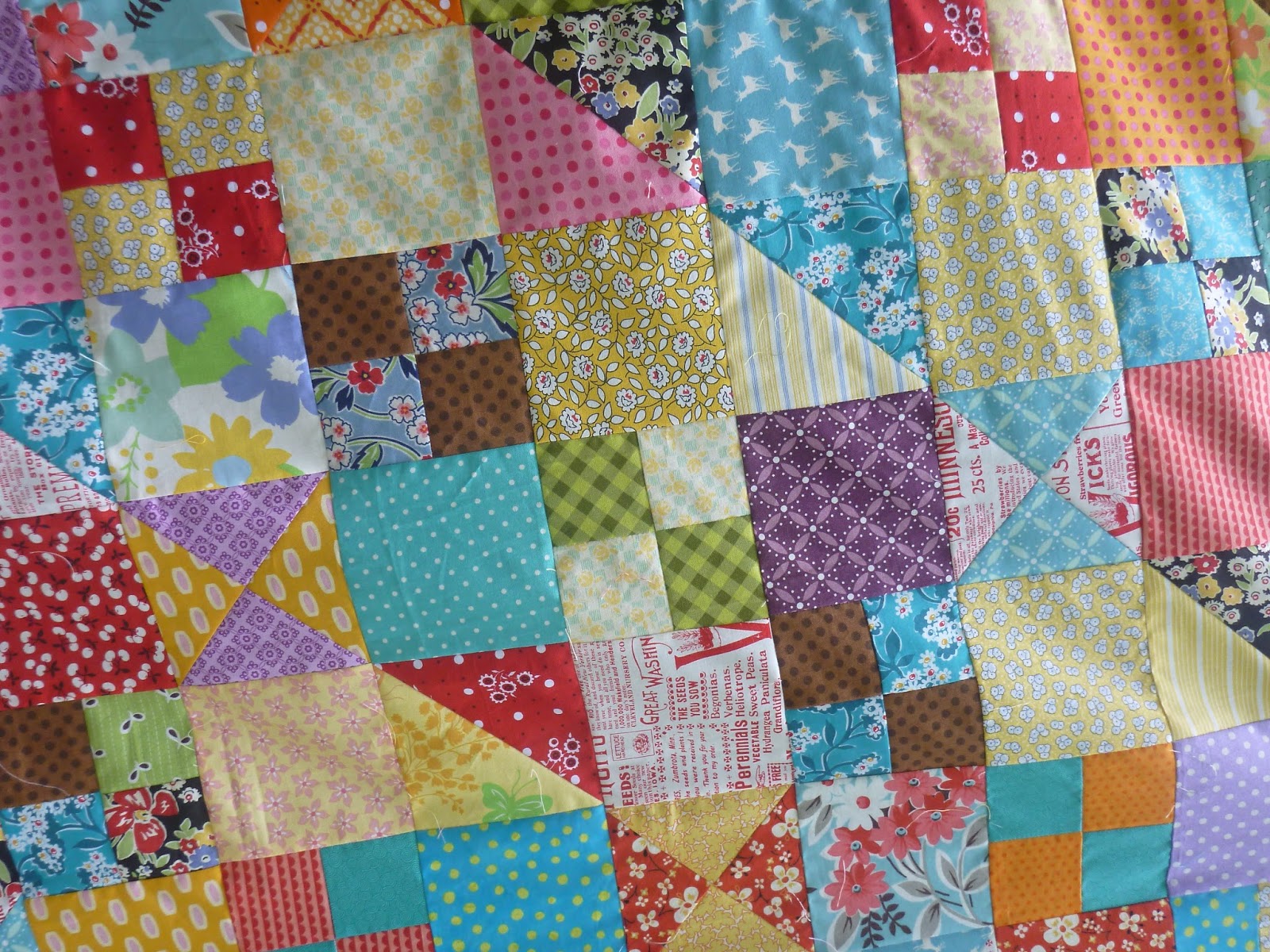 Sewn by Leila Gardunia That Quirky Scrap Quilt Done!
