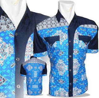 Model Kemaja Batik Untuk Pria Kombinasi 2 Motif Model Kemaja Batik Untuk Pria Kombinasi 2 Motif