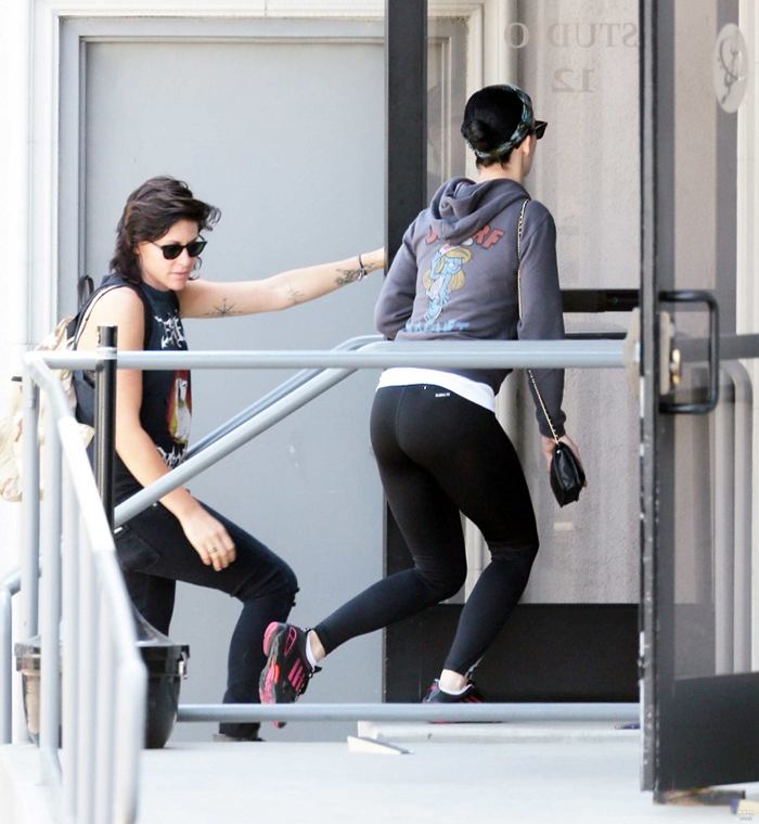 Katy Perry Booty in Tights, at a Studio in LA