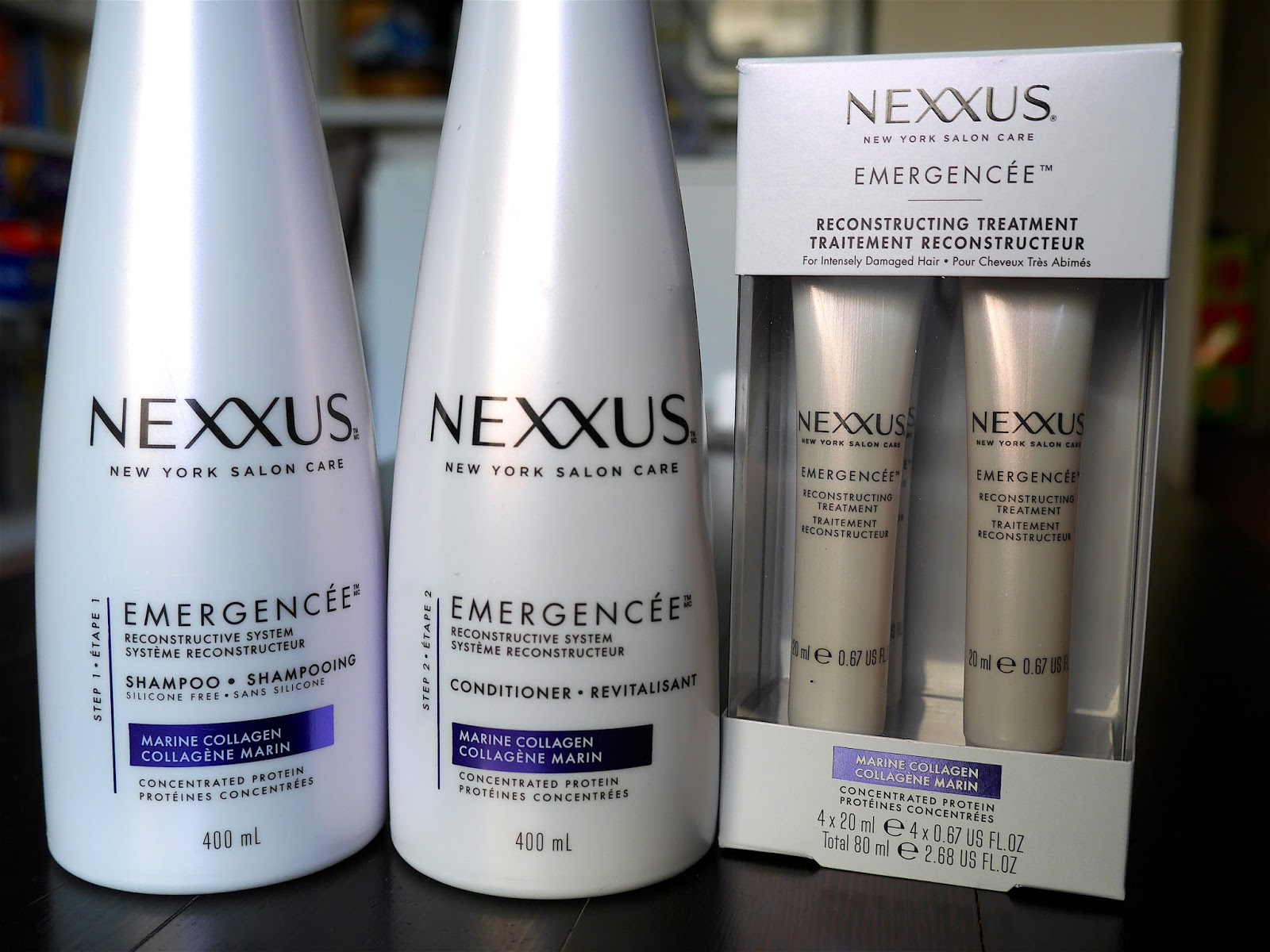 Nexxus Emergencee Reconstructing Hair Product Review