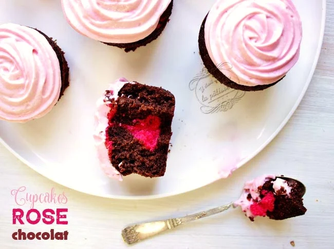 cupcakes rose chocolat recette