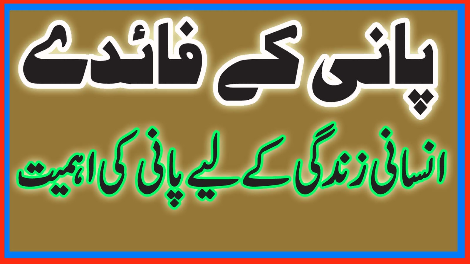 Benefits and Importance of Water Badsha Health Tips In Urdu