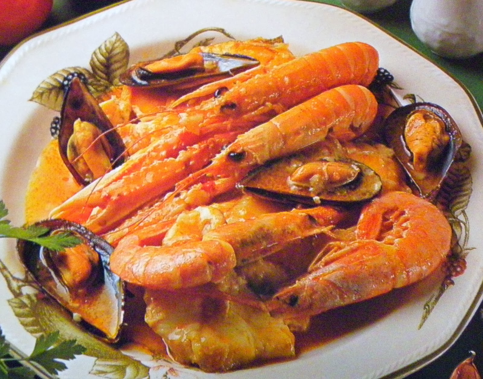 La cuisine méditerranéenne Zarzuela de poisson