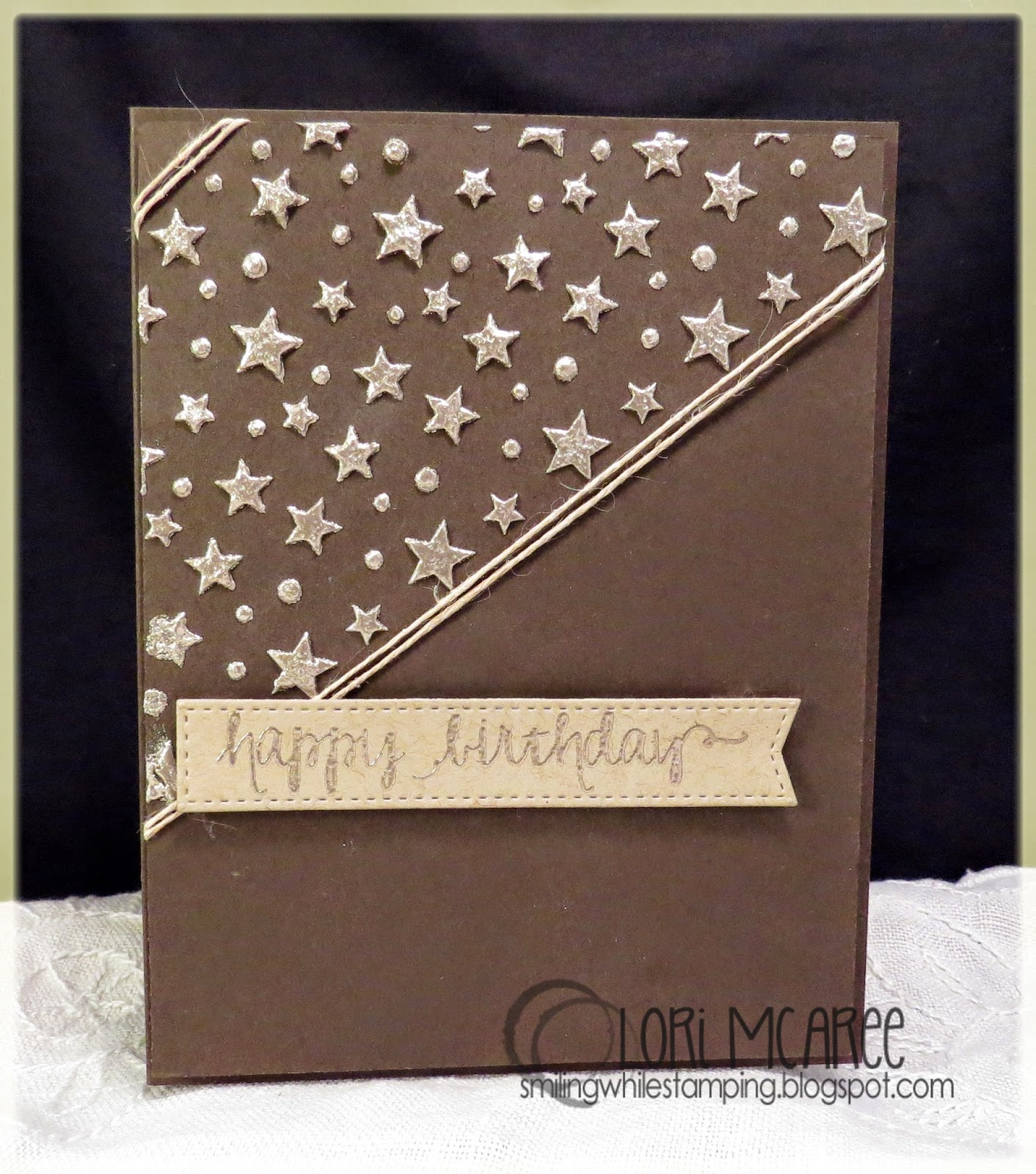 Smiling while Stamping: Starry Birthday
