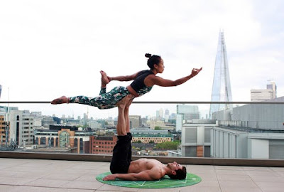 how to improve memory and concentration man and woman doing yoga