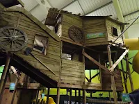 huge indoor climbing frame