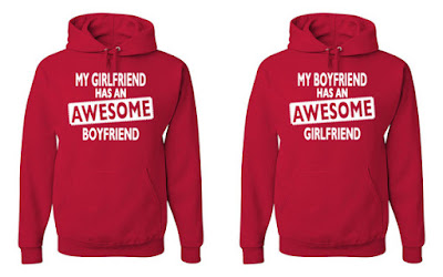 My Boyfriend Has An Awesome Girlfriend Has An Awesome Boyfriend Matching Hoodies Sweatshirts