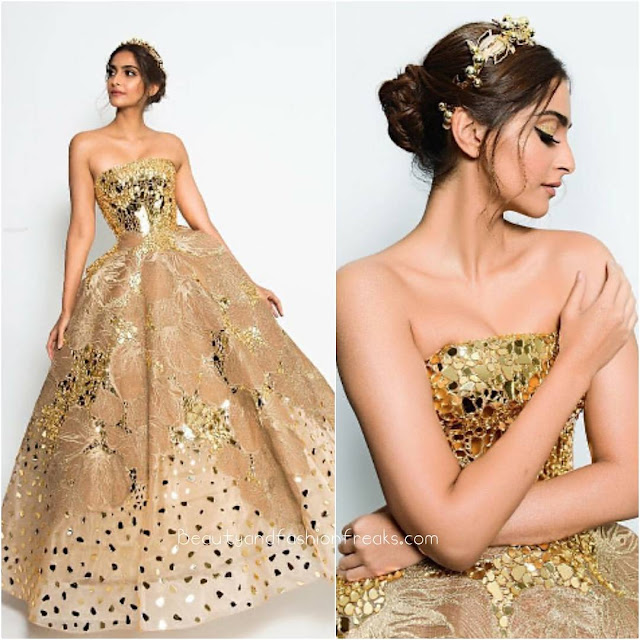 Sonam Kapoor In Atelier Zuhar At Filmfare Glamour And Style Awards 2017