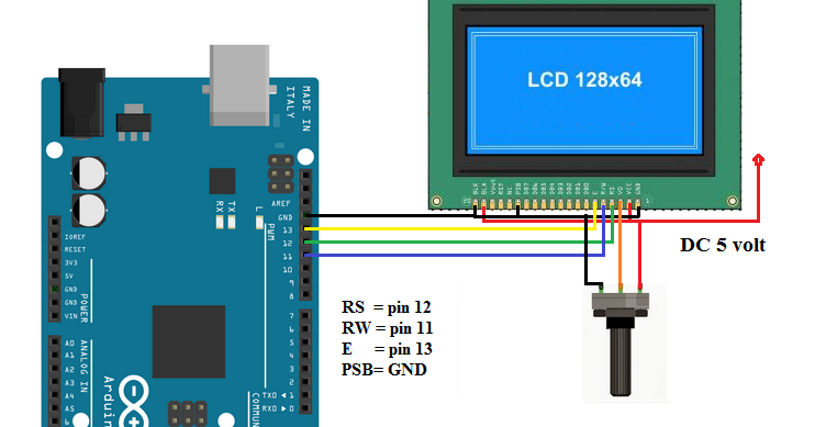 Tutorial menggunakan lcd grafik 128x64 dengan arduino mega ...