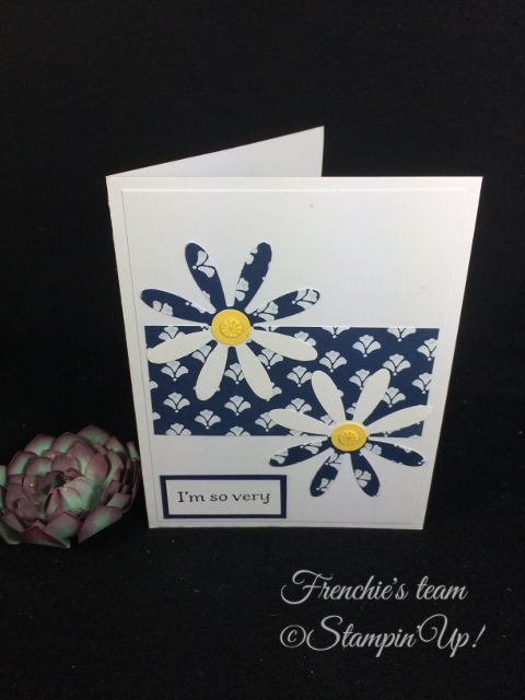 Daisy Punch, Sorry for Everything, Stampin'Up!, Frenchie Team