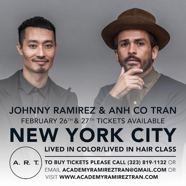 lived in color, lived in blonde, Academy Ramirez Tran, NYC, Classes, Hair Classes 