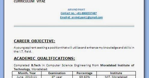best resume template word