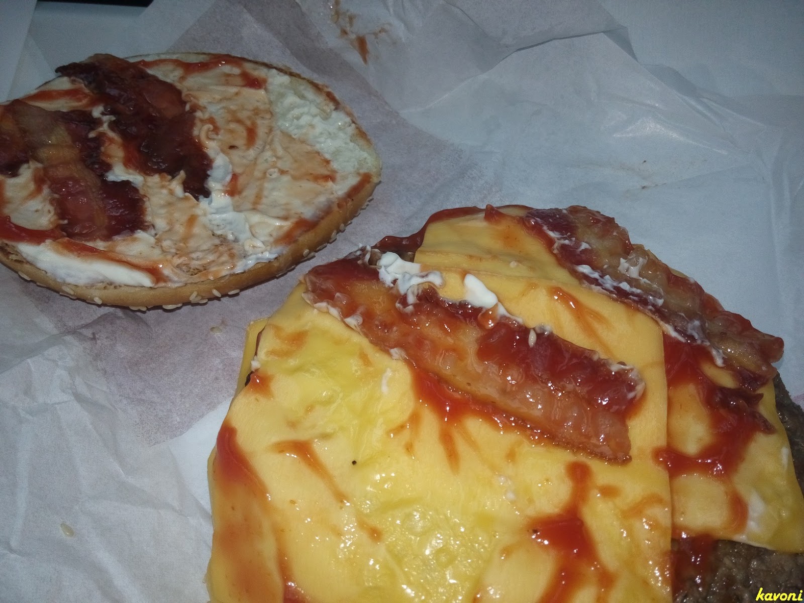 kavoniho žrádlo Double Bacon King, Burger King