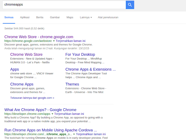Chrome Web Store From Goole Page