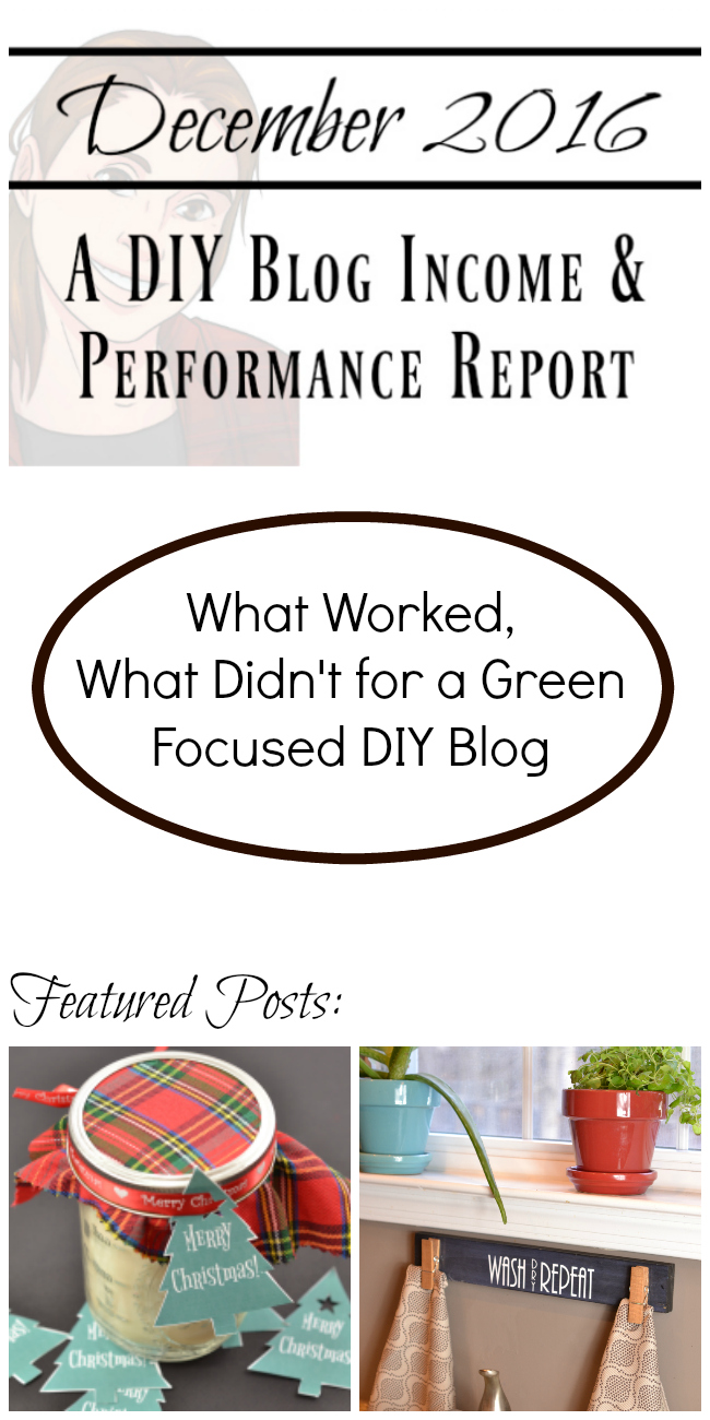 How I earned over $1000 this month on my DIY blog. An income and performance report. Income and Performance Report for DIYDanielle.com