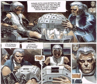 Viñetas de la novela gráfica La casta de los metabarones