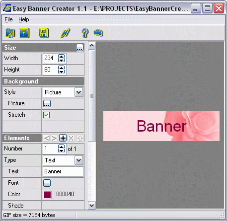 برنامج Easy Banner Creator