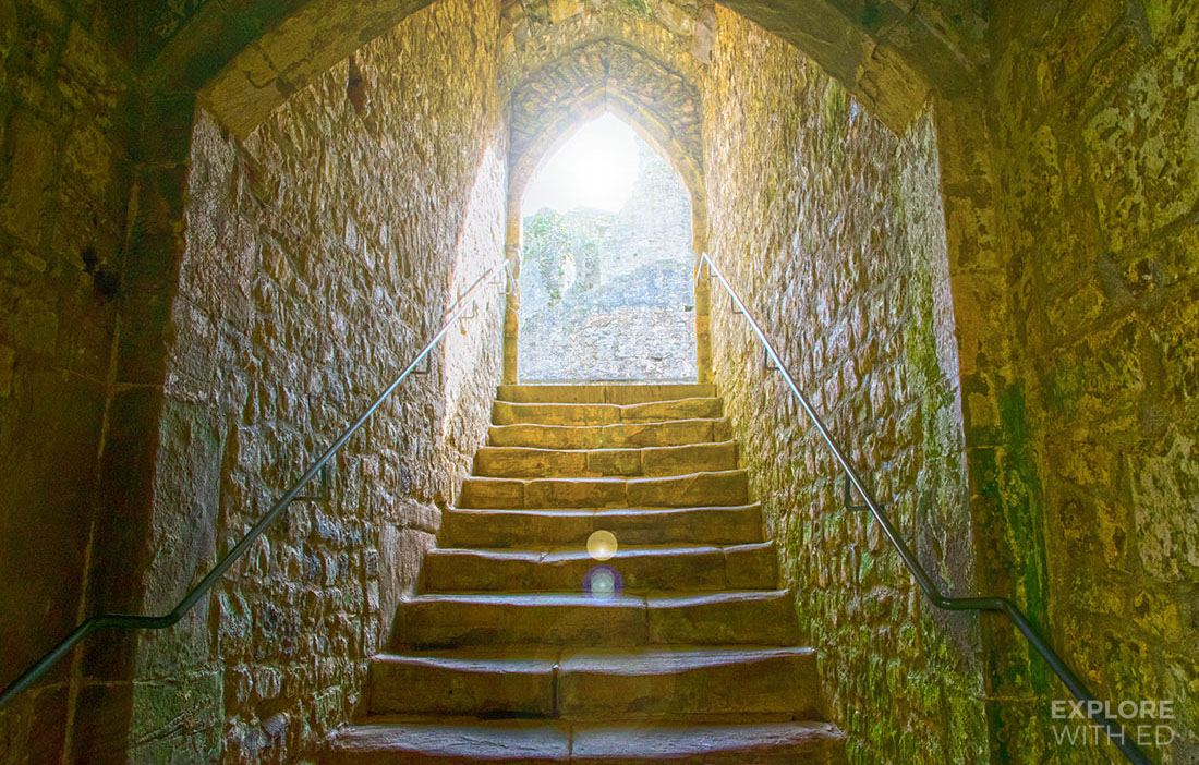 Inside Chepstow Castle
