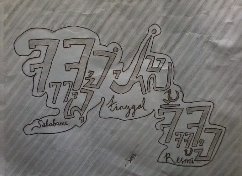 55+ Gambar Kaligrafi Aksara Sunda Gambar Kaligrafi 24