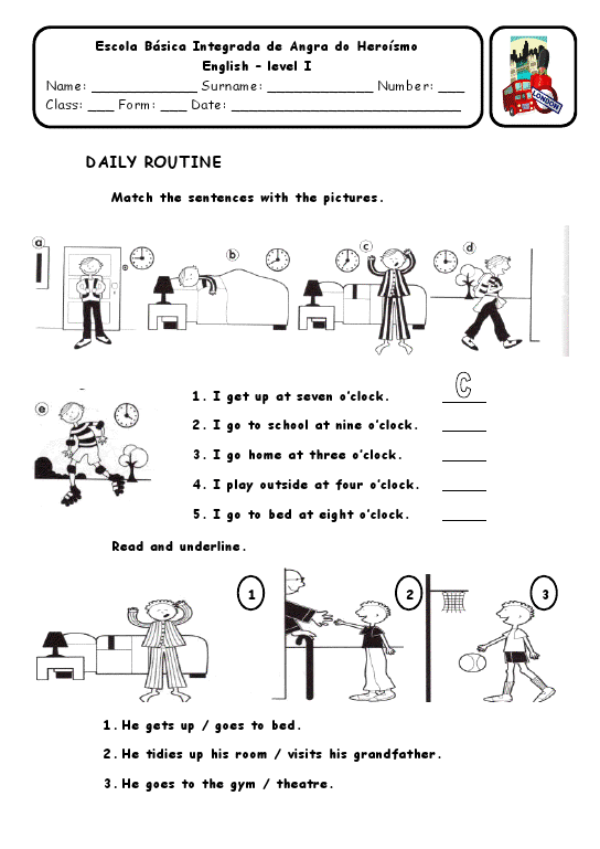 6. Sinif İngilizce Geniş Zaman Konusu ile İlgili Aliştirmalar