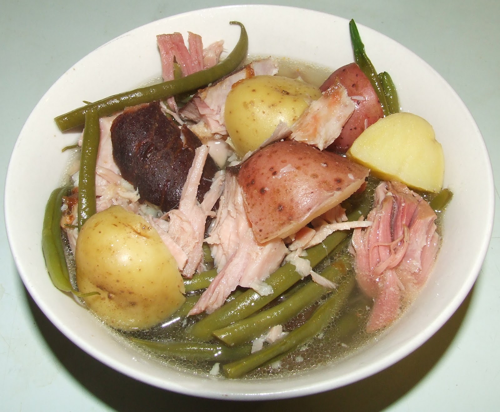 Stuff by Cher Ham and Green Bean Soup