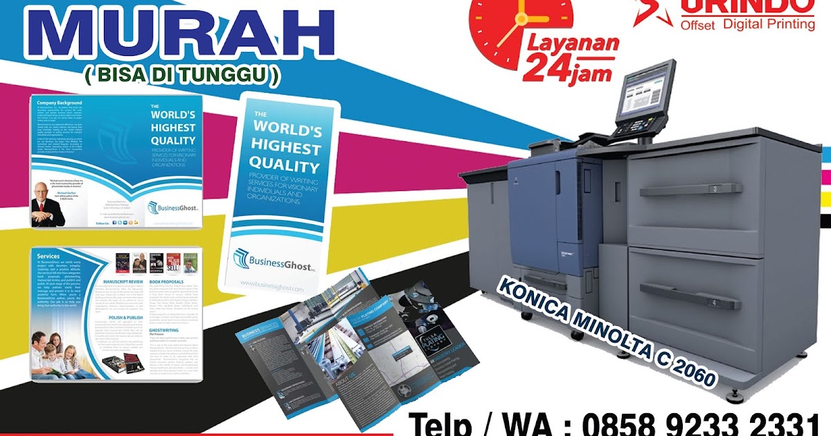 Brosur A5 A4 Surindo Printing