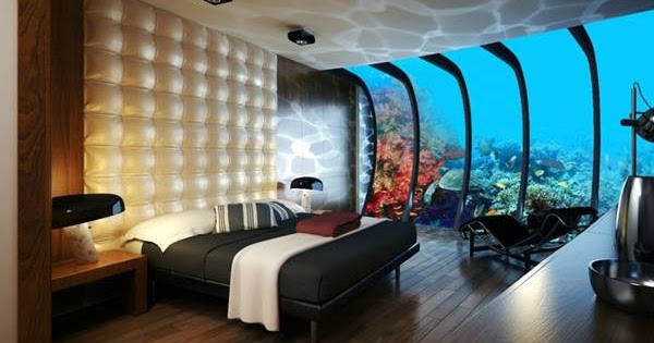 99 WOW Enjoy Sleeping in a Glass Room at Sea Bottomاستمتع بالنوم في