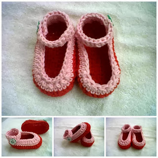 Crochet Baby Booties, Pola Sepatu Bayi Rajut, Pola Rajutan, Cara membuat sepatu bayi