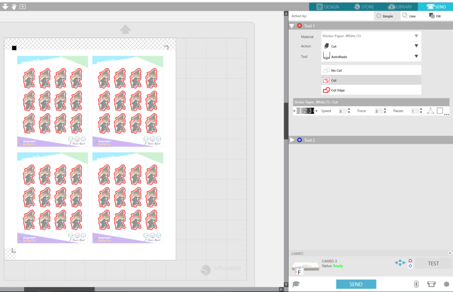 How to Make Your Art Into Stickers GIMP & Silhouette 3 Years Apart
