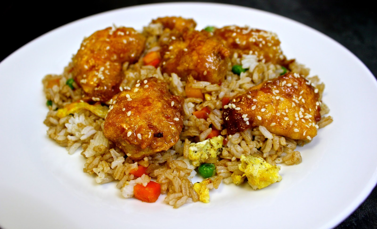 Charleston's Chew: Sweet and Sour Chicken with Egg Fried Rice