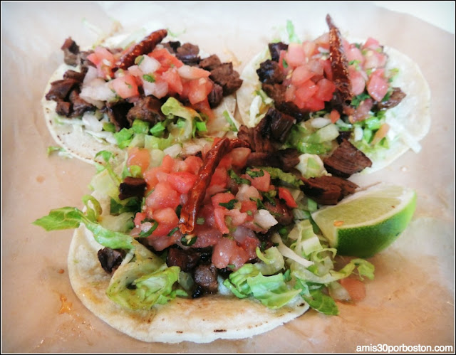 Tacos de Carne Asada del Restaurante Mexicano Besito