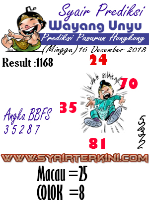 Angka Keluar Hongkong Hari Ini 16 Desember 2018 Livesia