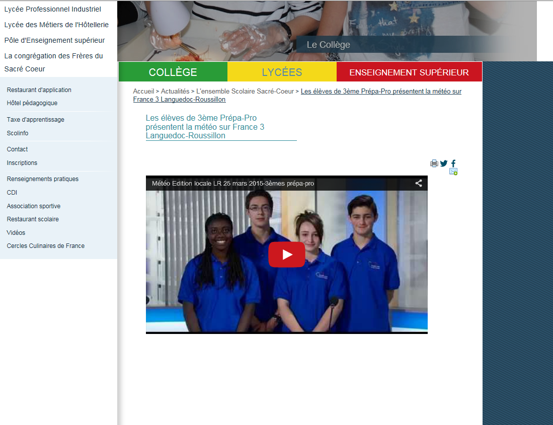 PSE Lycée Sacré Coeur