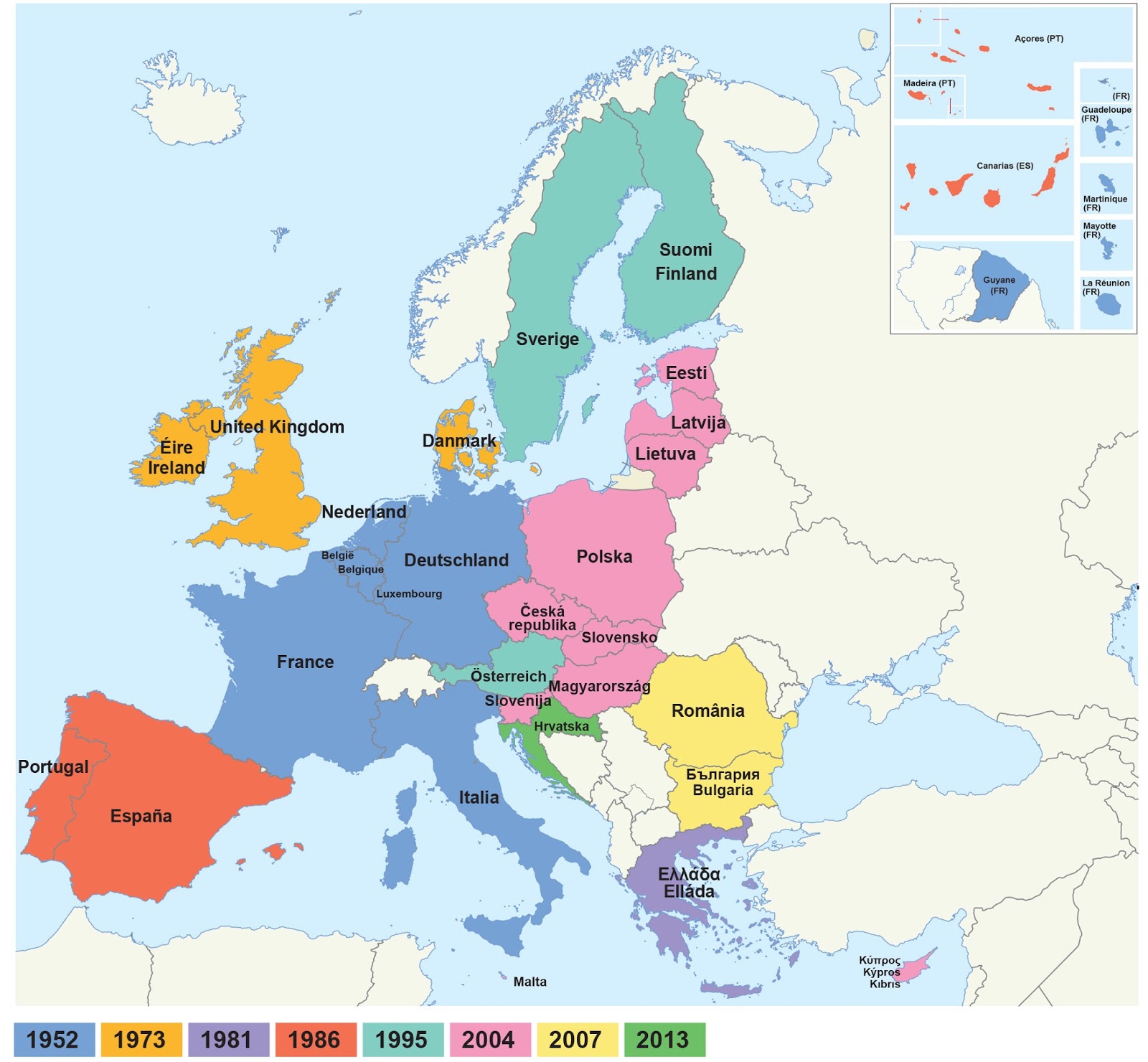 The European Union matters European Union interactive map