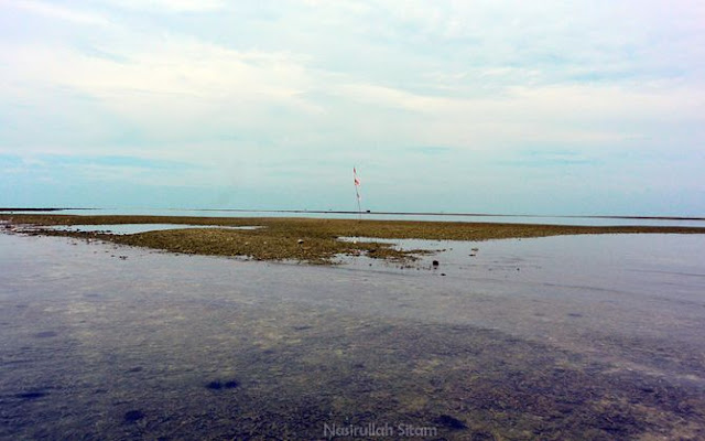 Pulau Gosong di Lasem, Rembang berasal dari endapan koral dan karang