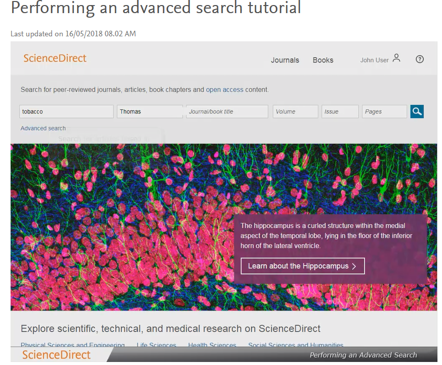 НАУЧНИ РЕСУРСИ Новото разширено търсене в ScienceDirect