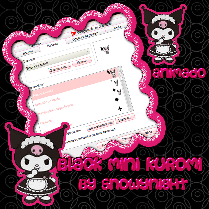Cursor Kuromi LeyWorldKawaii