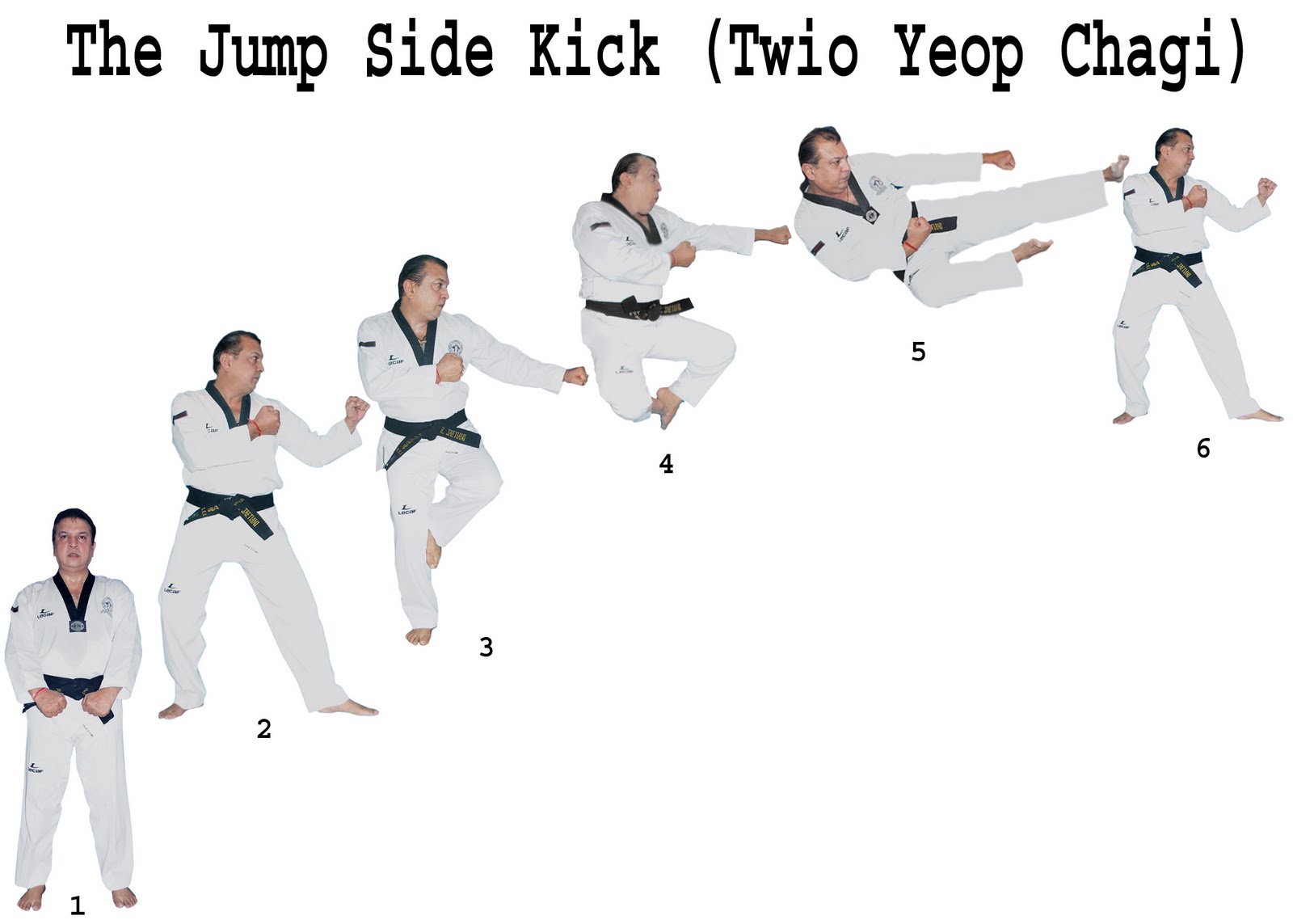 Taekwondo Fed. of India special Jump Kicks. Taekwondo Federation of