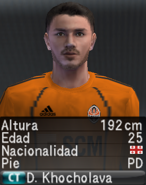 EDICIONES PES PS2/PSP Davit Khocholava FACE PES PS2