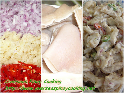 Sisig with Mayonnaise - Procedure Sisig with Mayonnaise - Procedure