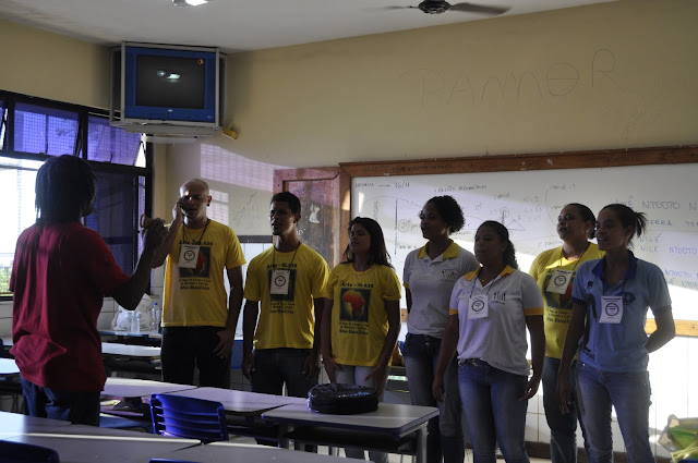 Estudantes participam de oficinas e atividades voltadas para o Novembro Negro. (Foto: Emerson Santos)