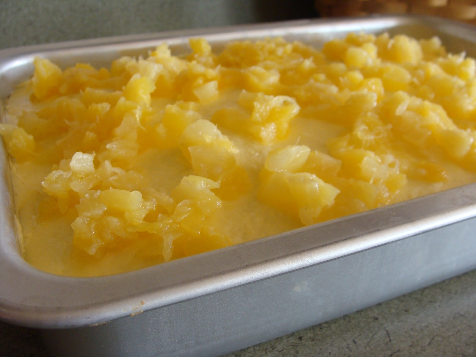 Kristi's Recipe Box Pineapple Delight Dessert