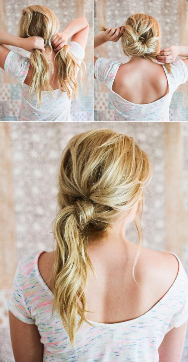 tutorial pinterest penteado rabo de cavalo